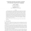 Constraint Systems for Pattern Analysis of Constraint Logic-Based Languages
