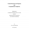 Control structures in programs and computational complexity