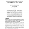 Covariance Estimation for High Dimensional Data Vectors Using the Sparse Matrix Transform