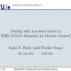 Dealing with Non-local Choice in IEEE 1073.2's Standard for Remote Control