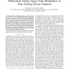 Demodulation and Performance Analysis of Differential Unitary Space-Time Modulation in Time-Varying Rician Channels