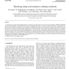 Denoising using local projective subspace methods