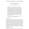 Descattering Transmission via Angular Filtering