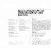 Design and adoption of social collaboration software within businesses