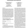 Design, implementation, and evaluation of a client characterization driven web server