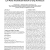 Design of adaptive communication channel buffers for low-power area-efficient network-on-chip architecture