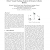 Direct visual tracking control of remote cellular robots