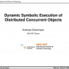 Dynamic Symbolic Execution of Distributed Concurrent Objects