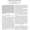 Efficient and decentralized computation of approximate global state