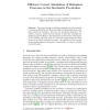 Efficient, Correct Simulation of Biological Processes in the Stochastic Pi-calculus