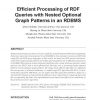 Efficient Processing of RDF Queries with Nested Optional Graph Patterns in an RDBMS