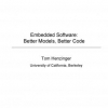 Embedded Software: Better Models, Better Code