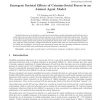 Emergent Societal Effects of Crimino-Social Forces in an Animat Agent Model