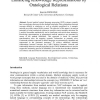 Enhancing Knowledge Representations by Ontological Relations