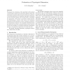 Estimation of Topological Dimension