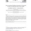 Exact maximum likelihood estimation of structured or unit root multivariate time series models
