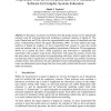 Experiences from the Development and Use of Simulation Software for Complex Systems Education