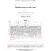 Experimental Analysis of BRDF Models