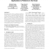 Exploring the performance and mapping of HPC applications to platforms in the cloud