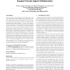Extending the recognition-primed decision model to support human-agent collaboration