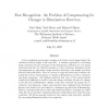 Face Recognition: the Problem of Compensating for Changes in Illumination Direction