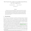 Fast construction of nets in low dimensional metrics, and their applications