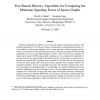 Fast shared-memory algorithms for computing the minimum spanning forest of sparse graphs