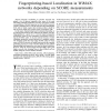 Fingerprinting-Based Localization in WiMAX Networks Depending on SCORE Measurements