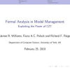 Formal Analysis in Model Management: Exploiting the Power of CZT