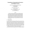 Foundations of organizational structures in multiagent systems