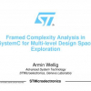 Framed Complexity Analysis in SystemC for Multi-level Design Space Exploration