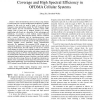 Frequency Reuse Techniques for Attaining Both Coverage and High Spectral Efficiency in OFDMA Cellular Systems