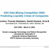 GfKl Data Mining Competition 2005: Predicting Liquidity Crises of Companies