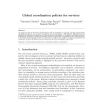 Global Coordination Policies for Services