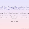 Graph-Based Perceptual Segmentation of Stereo Vision 3D Images at Multiple Abstraction Levels