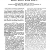 Group monitoring in mobile wireless sensor networks
