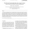 Hop-distance based addressing and routing for dense sensor networks without location information