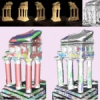 Hybrid Multi-view Reconstruction by Jump-Diffusion
