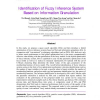 Identification of Fuzzy Inference System Based on Information Granulation