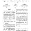 Impact of Code Compression on the Power Consumption in Embedded Systems