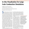 In Situ Visualization for Large-Scale Combustion Simulations