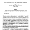 Inductive Inference, DFAs, and Computational Complexity