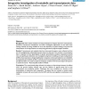 Integrative investigation of metabolic and transcriptomic data
