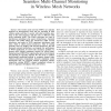 Interference-Aware Channel Assignments with Seamless Multi-Channel Monitoring in Wireless Mesh Networks