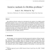 Iterative methods for Robbins problems