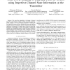 Joint Power Loading of Data and Pilots in OFDM Using Imperfect Channel State Information at the Transmitter