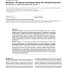 Kangaroo - A pattern-matching program for biological sequences