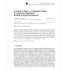 Learning to Improve Coordinated Actions in Cooperative Distributed Problem-Solving Environments