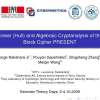 Linear (Hull) and Algebraic Cryptanalysis of the Block Cipher PRESENT