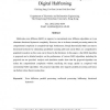 Low-complexity high-performance multiscale error diffusion technique for digital halftoning